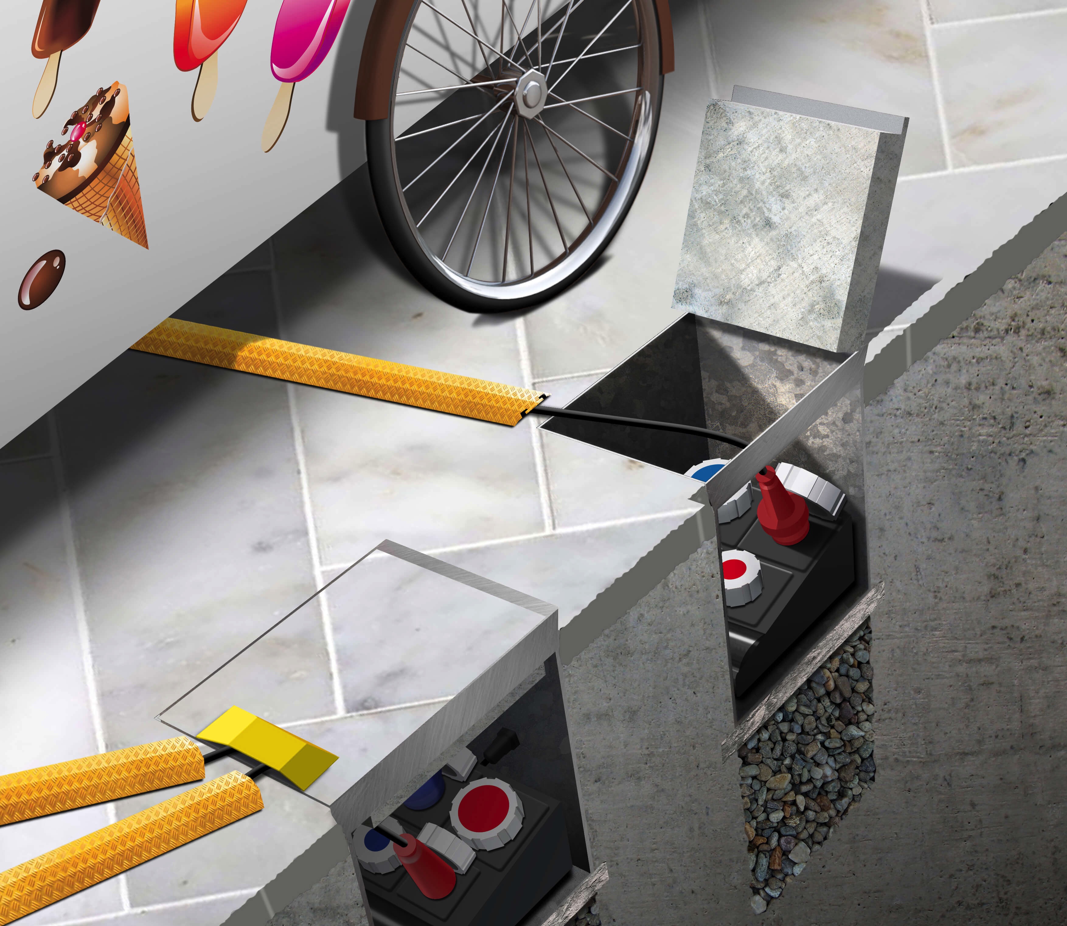 Pop Up Power Supplies Power Bollards